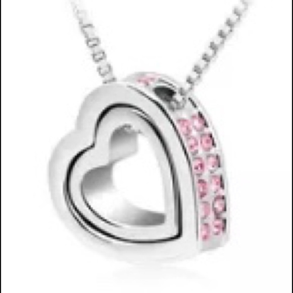 Fashion jewelry double ❤️necklace - Picture 4 of 7